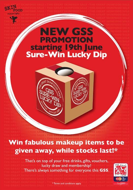 Skinfood SureWin Lucky Dip GSS Promotion Great Deals Singapore