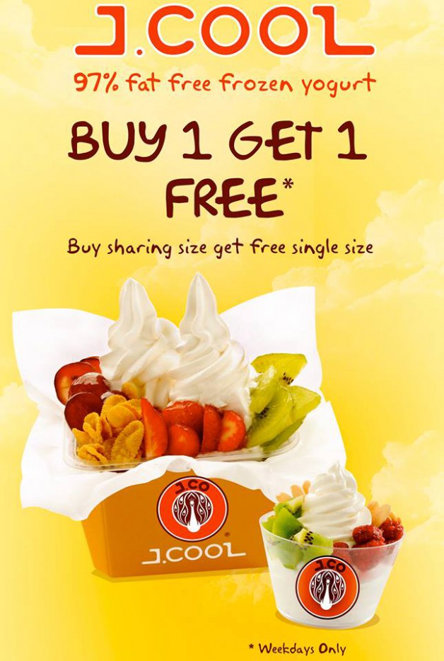 [BOGO] J.Cool 1 For 1 Yoghurt Sharing Size Promotion Junction 10