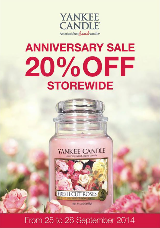 Yankee Candle Anniversary Sale Offers Fixed 20 Discount Storewide