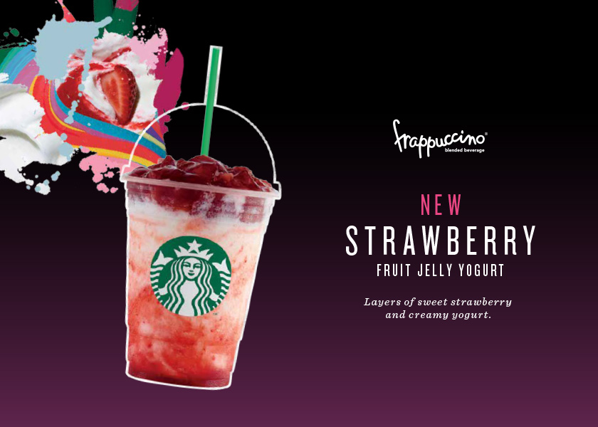 Starbucks introduces new Mango & Strawberry Fruit Jelly Yogurt drinks