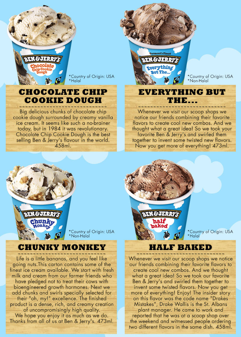 Grab two tubs of Ben & Jerry's Ice Cream for only 14.90 with 15