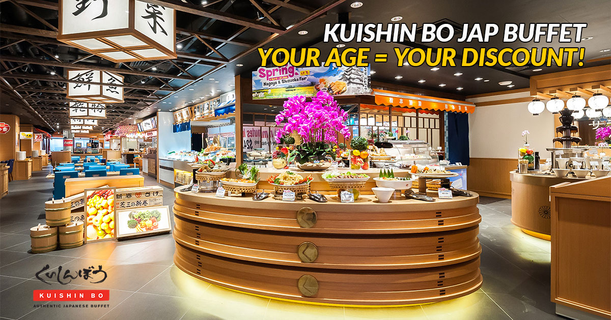 Japanese buffet restaurant Kuishin Bo will give you a birthday discount