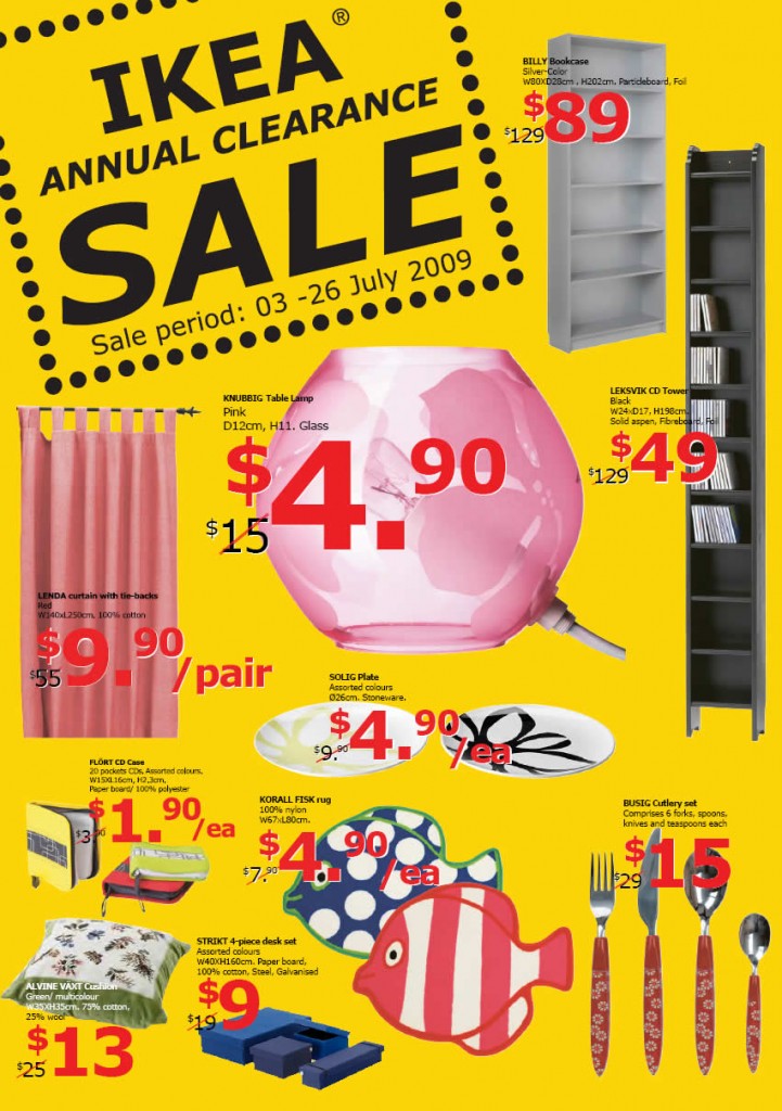 IKEA Annual Clearance Sale Great Deals Singapore