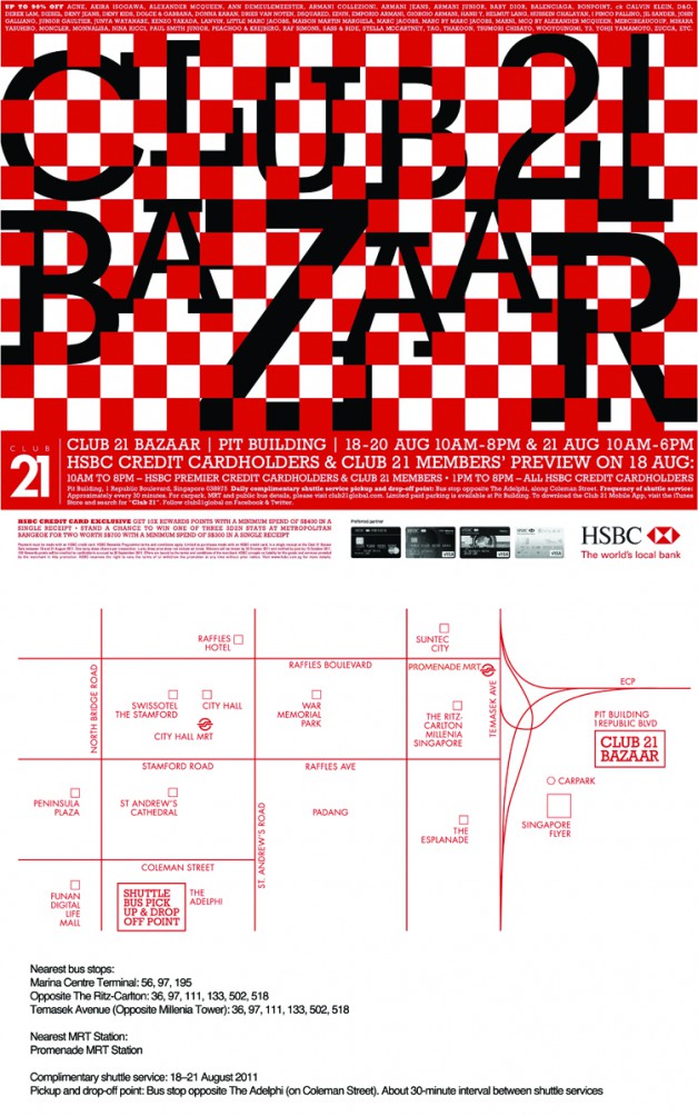 CLUB 21 Bazaar Great Deals Singapore