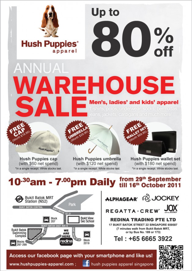Hush Puppies Apparel Warehouse Sale Great Deals Singapore