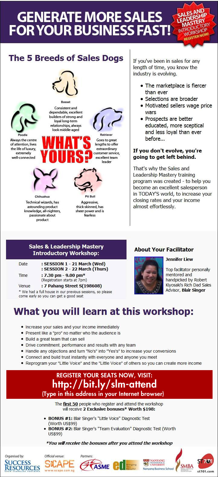 Free Introductory Session to Sales and Leadership Mastery by Blair Singer