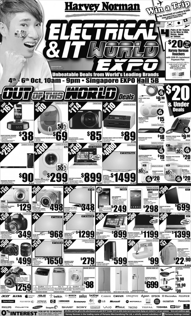 Harvey Norman Electrical & IT World Exhibition Sale Singapore Expo
