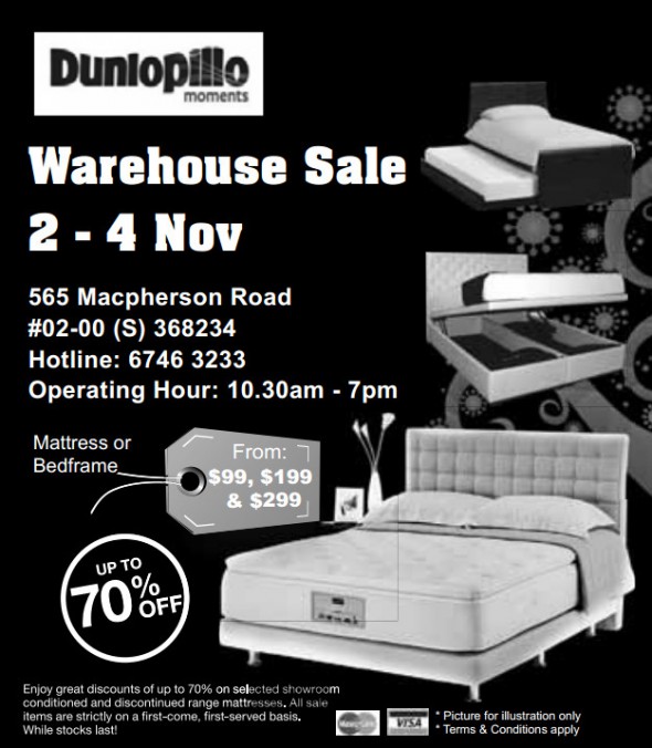 Cheap Mattress Centre Dunlopillo Warehouse Sale November 2013, Mattress