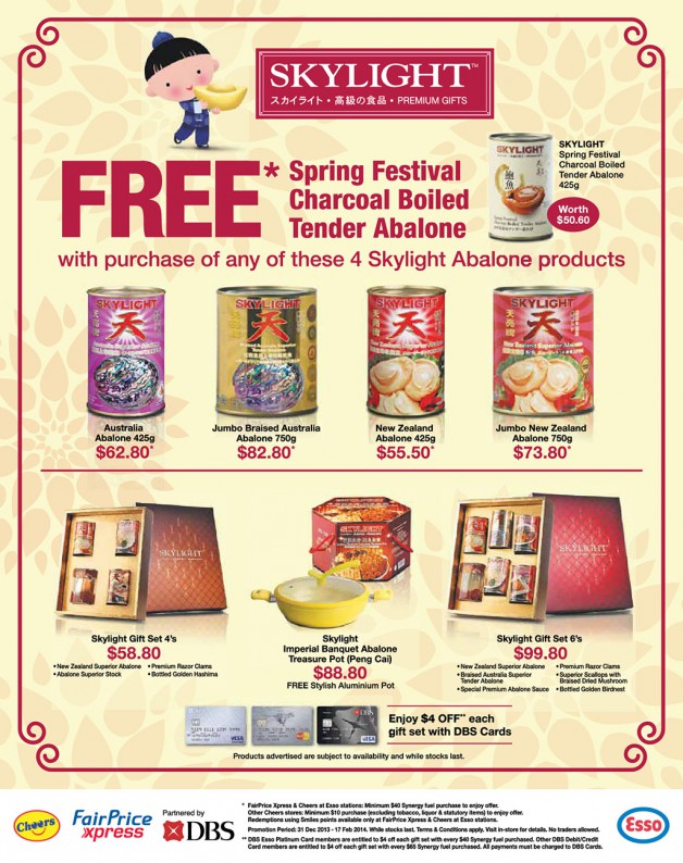 Skylight Abalone Promotional Price & Purchase With Purchase Offer