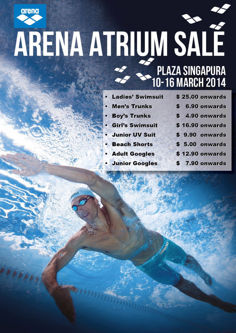 Arena Atrium Sale March 2014 @ Plaza Singapura: Swimwear From $5 ...