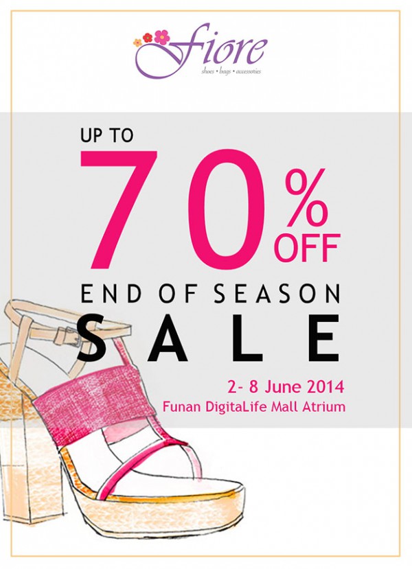 Fiore Shoes End Of Season Sale Event Offers Up To 70 Off