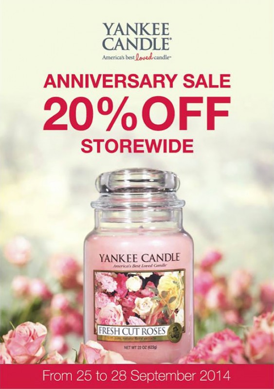 Yankee Candle Anniversary Sale Offers Fixed 20 Discount Storewide