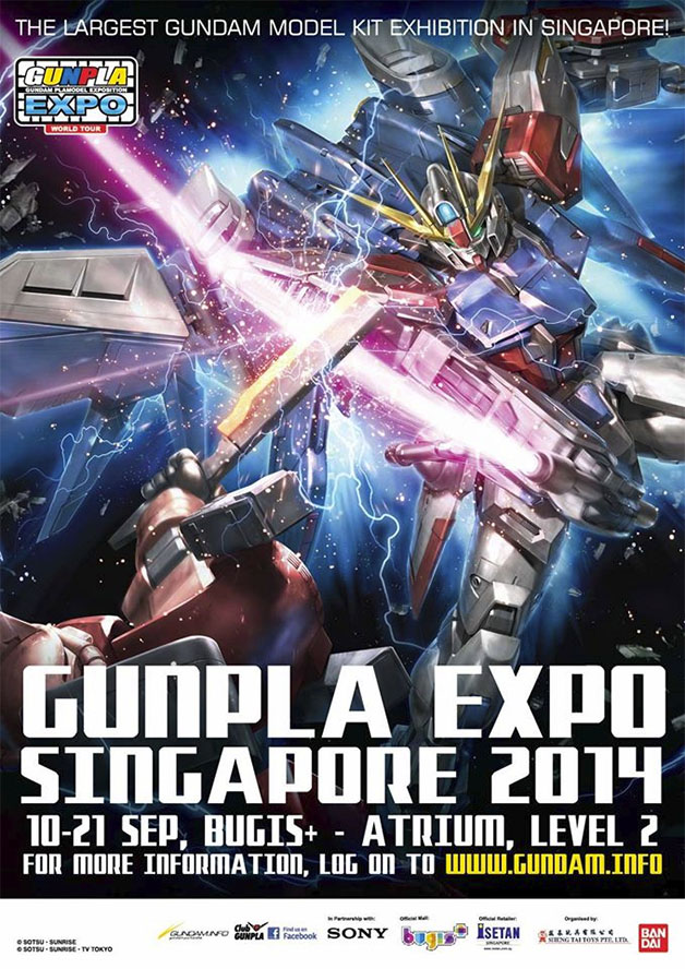Largest Gundam Model Kit Exhibition Gunpla Expo Happening Bugis+