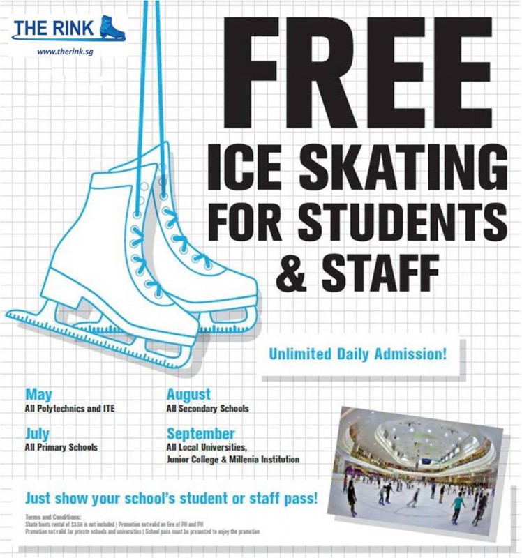 The Rink JCube to offer free ice skating for institutional students