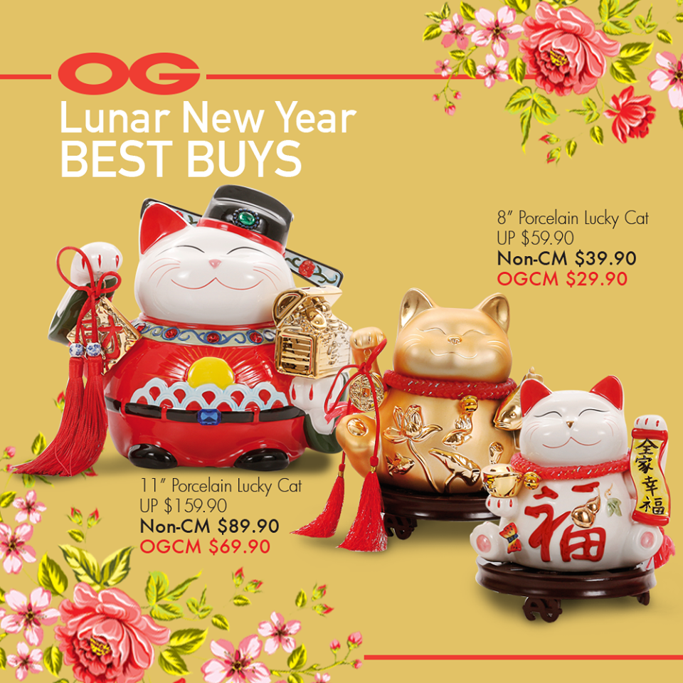 OG rolls out Lunar New Year Best Buys & Discount Coupons Great Deals