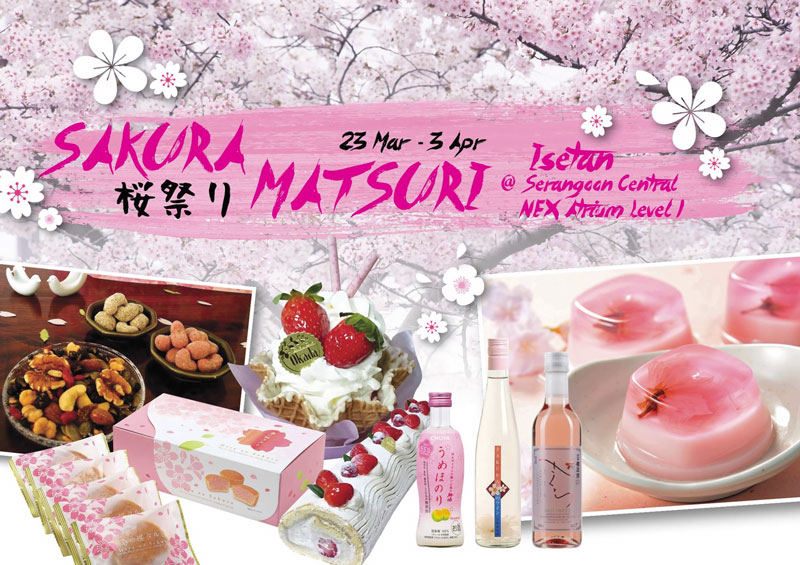 Isetan holds 'Sakura Matsuri' Cherry Blossom Food Festival at nex ...