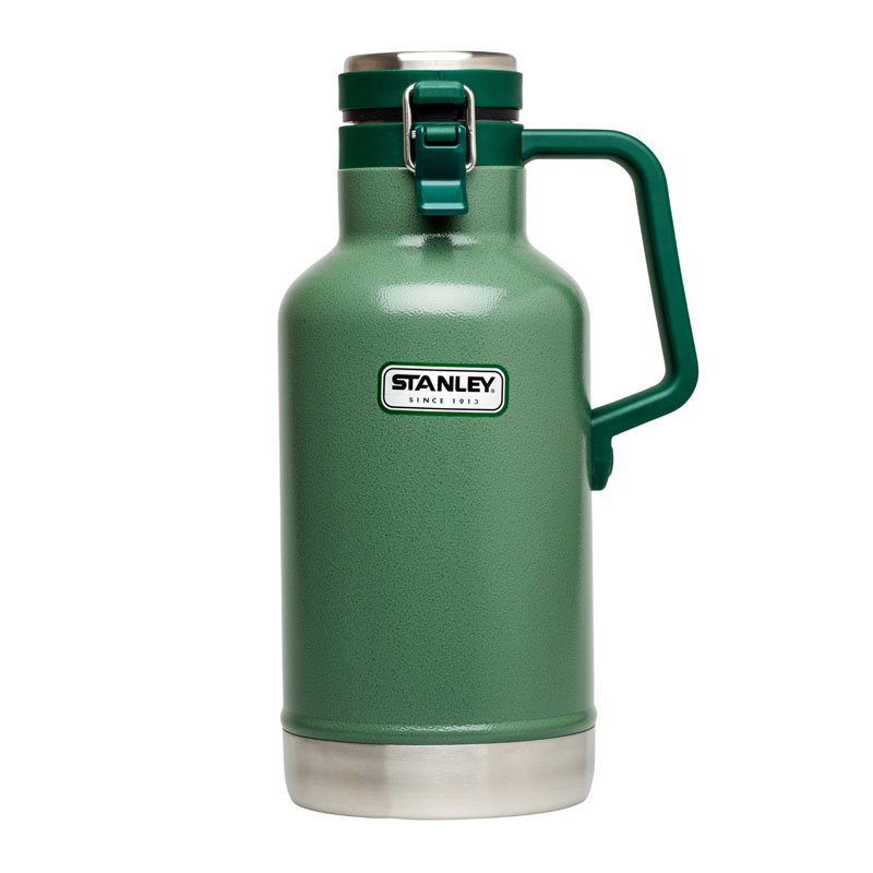 The Stanley Classic Vacuum Growler will keep your beer cold all day
