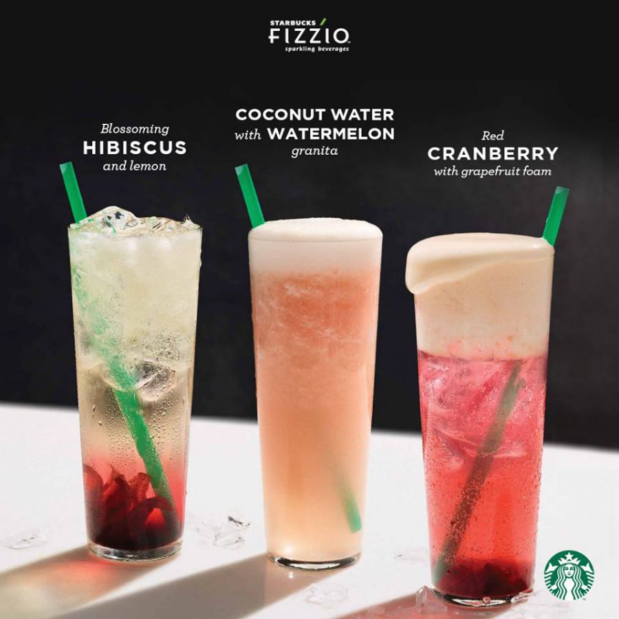 Starbucks new Fizzio Hibiscus & Lemon, Coconut + Watermelon, and