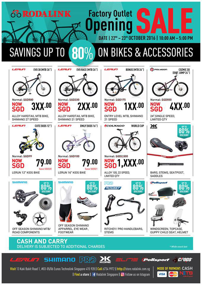 Looking for a new bike? Take a look at Rodalink new Factory Outlet