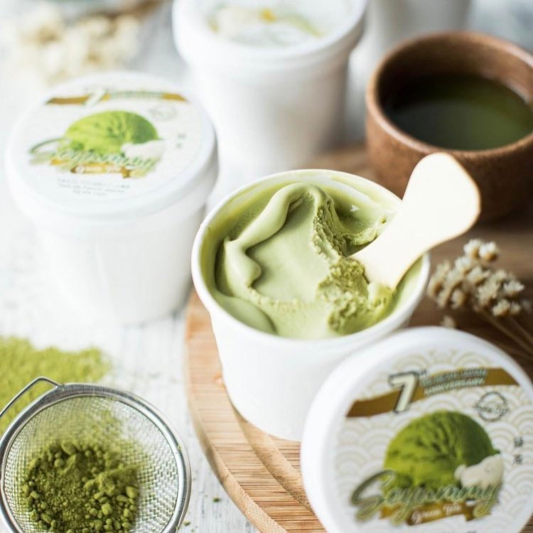 Mr Bean new SOYummy Green Tea Ice Cream is made with Premium Japanese Soy Milk Cream Great