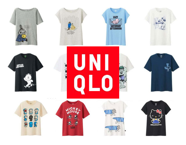 UNIQLO Graphic TShirts (UT) are less than 10 bucks each this weekend