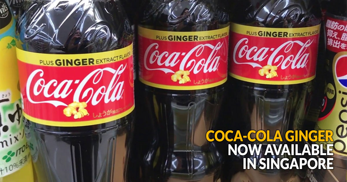 A new limited edition Gingerflavoured Coca Cola beverage now available
