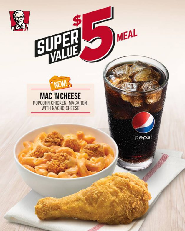 KFC new dish is a mashup between Popcorn Chicken & Mac 'N Cheese