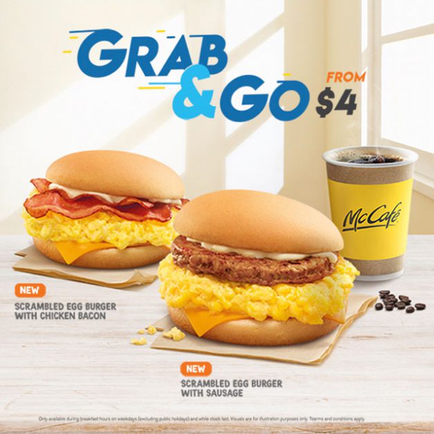 McDonald's introduces new 'Grab & Go' Scrambled Egg Burgers with coffee