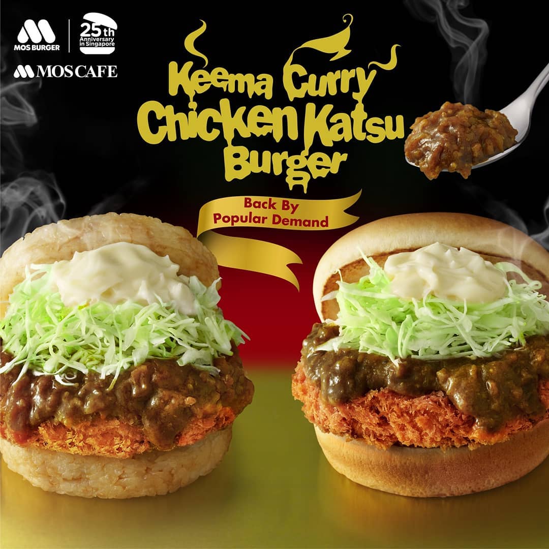 The Keema Curry Chicken Katsu Burger that nobody knew is back at MOS