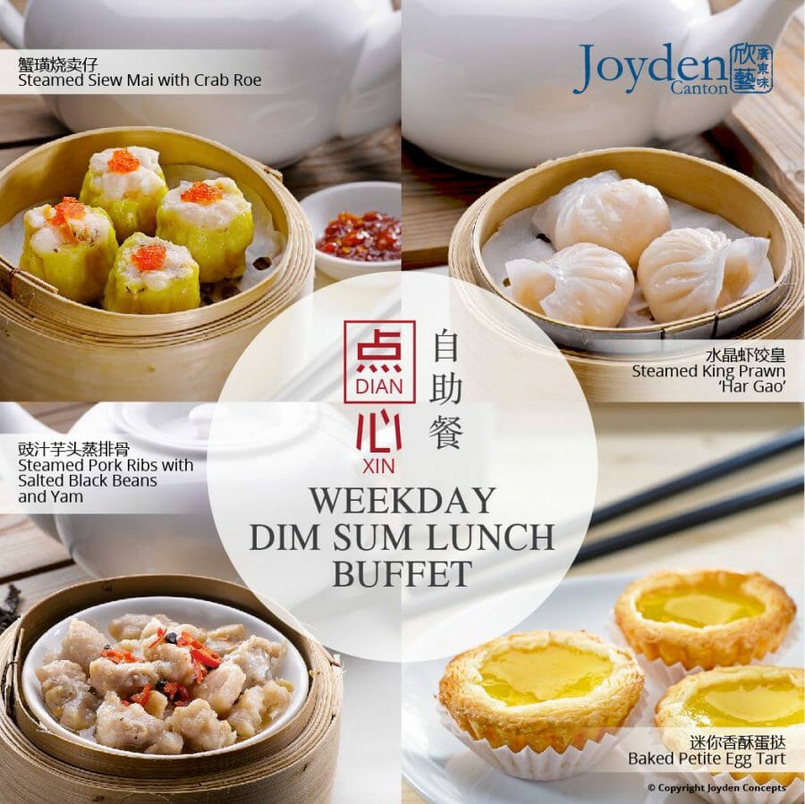 Allyoucaneat Dim Sum Buffet at 22.80 is back at Joyden Canton Orchard Great Deals Singapore