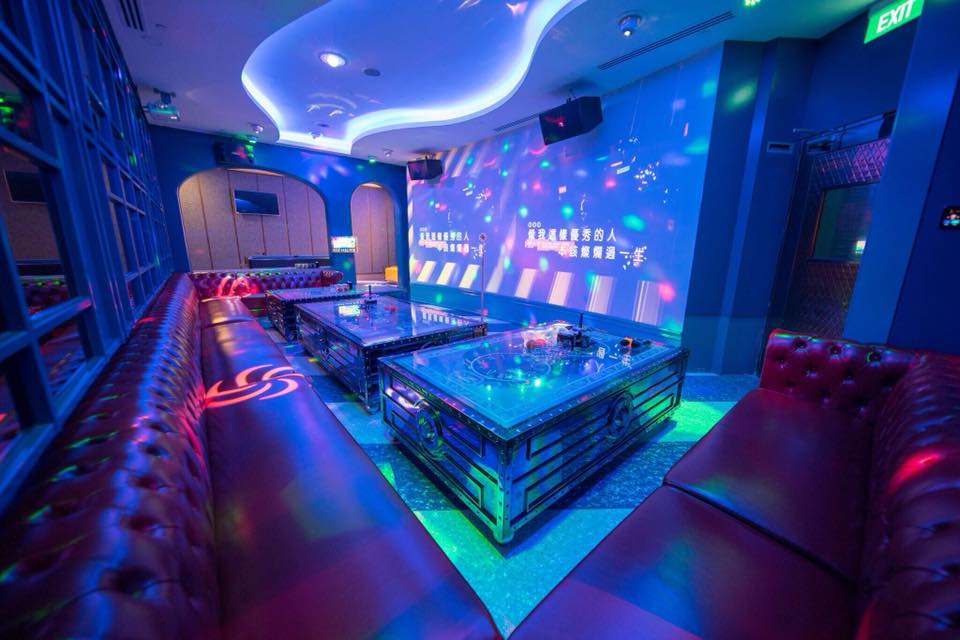 K.Star is Singapore's first Karaoke bar with 25 colourful themed rooms