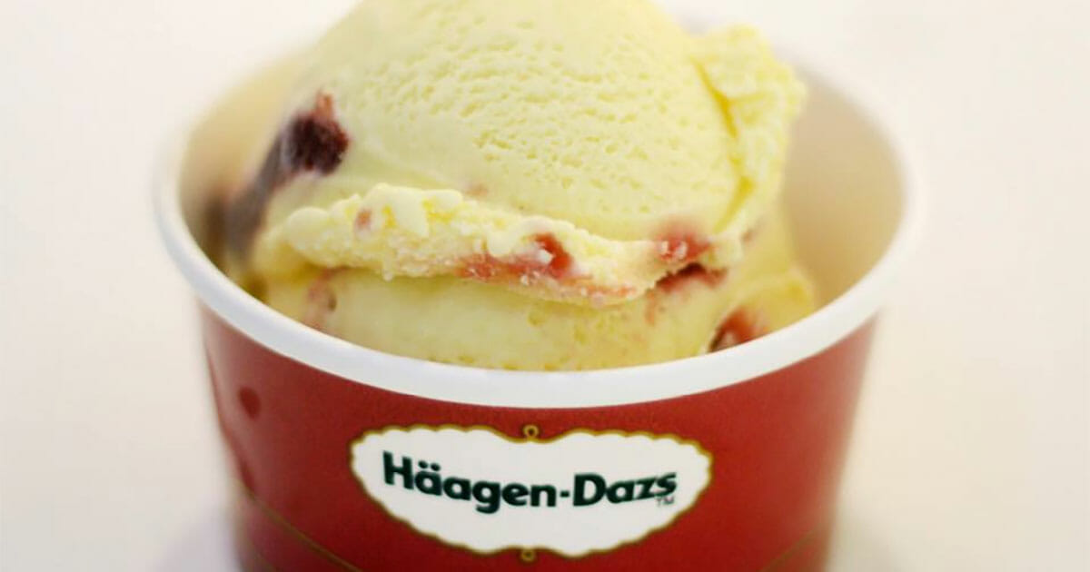 Get a scoop of HäagenDazs ice cream for only 1.90 when you use