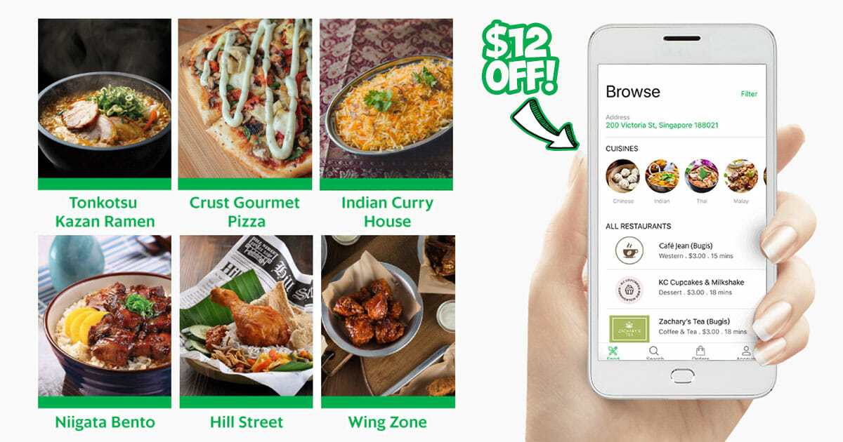 Ordering GrabFood this week? This promo code takes 12 off your order