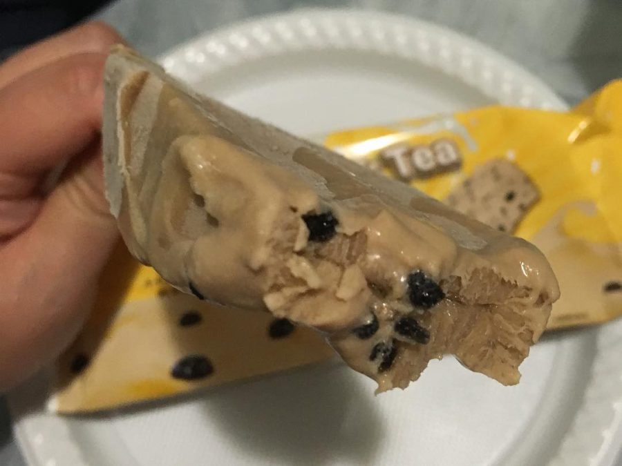 Boba Milk Tea Ice Cream with real Tapioca Pearls inside now available