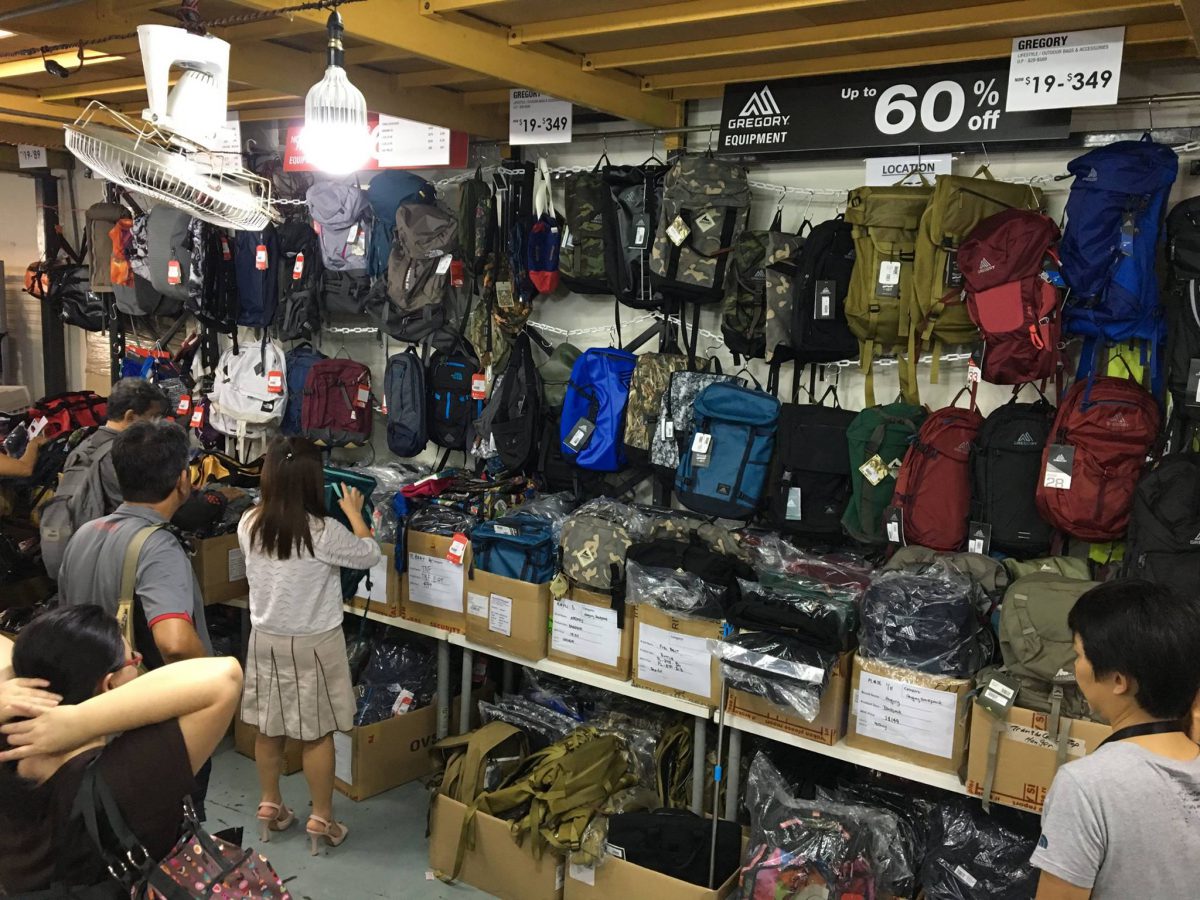 Outdoor Venture Warehouse Sale in Kaki Bukit will have sportswear