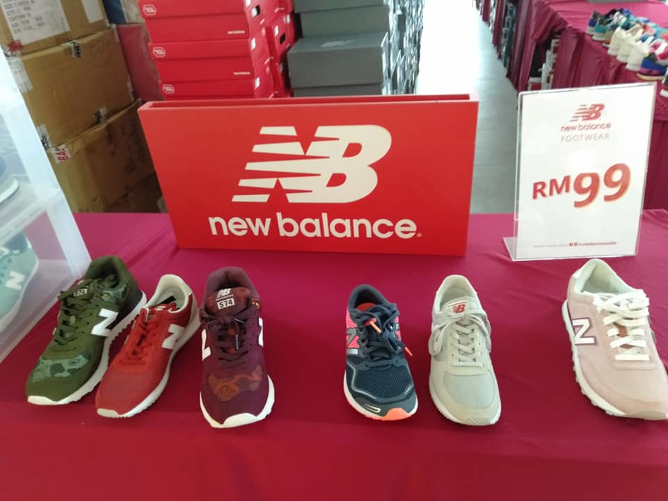 New Balance sneakers are going at S30/pair at this popup store in