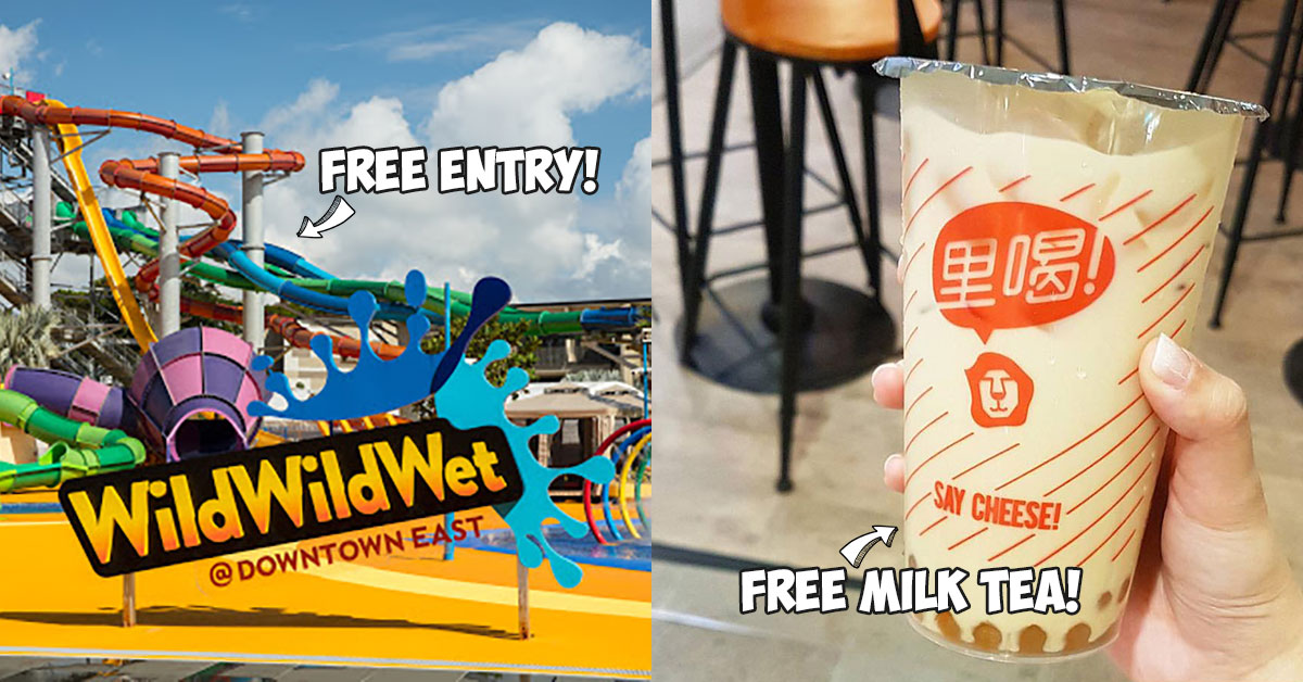 NTUC Members Enjoy Free Entry To Wild Wild Wet And Free LiHo Milk Tea 