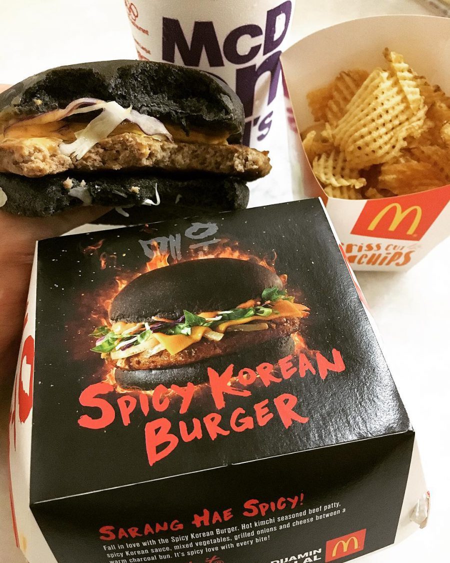 McDonald's Malaysia new Spicy Korean Burger has kimchi-seasoned patty ...