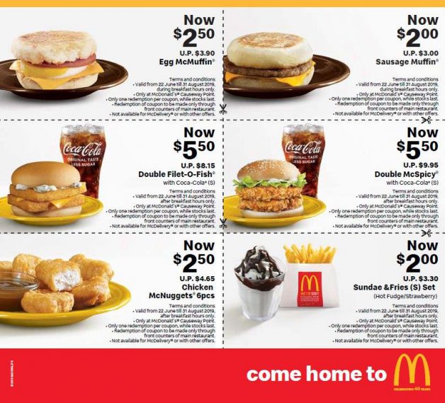 Save Up To Almost 5 With These McDonald s Discount Coupons At Causeway 