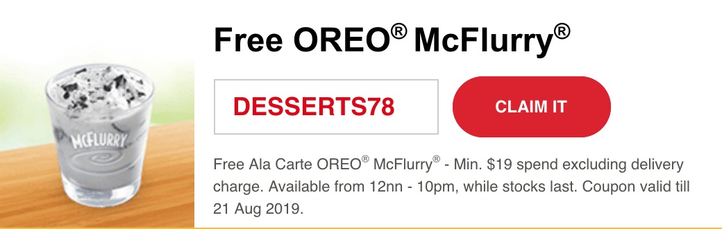 McDelivery latest Promo Codes include free Large Fries, McNuggets ...