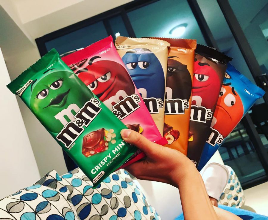 M M s Chocolate Bar With Colourful Minis Inside Them Now Available At