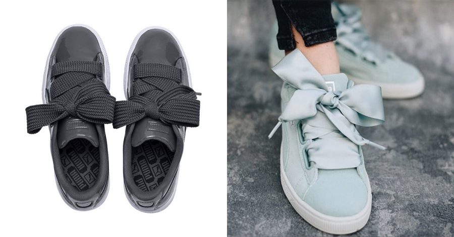 puma sneakers with ribbon laces