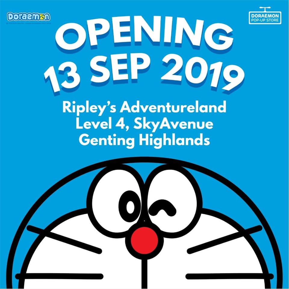 Huge Doraemon Popup Store in Genting Highlands has over 500+ types of