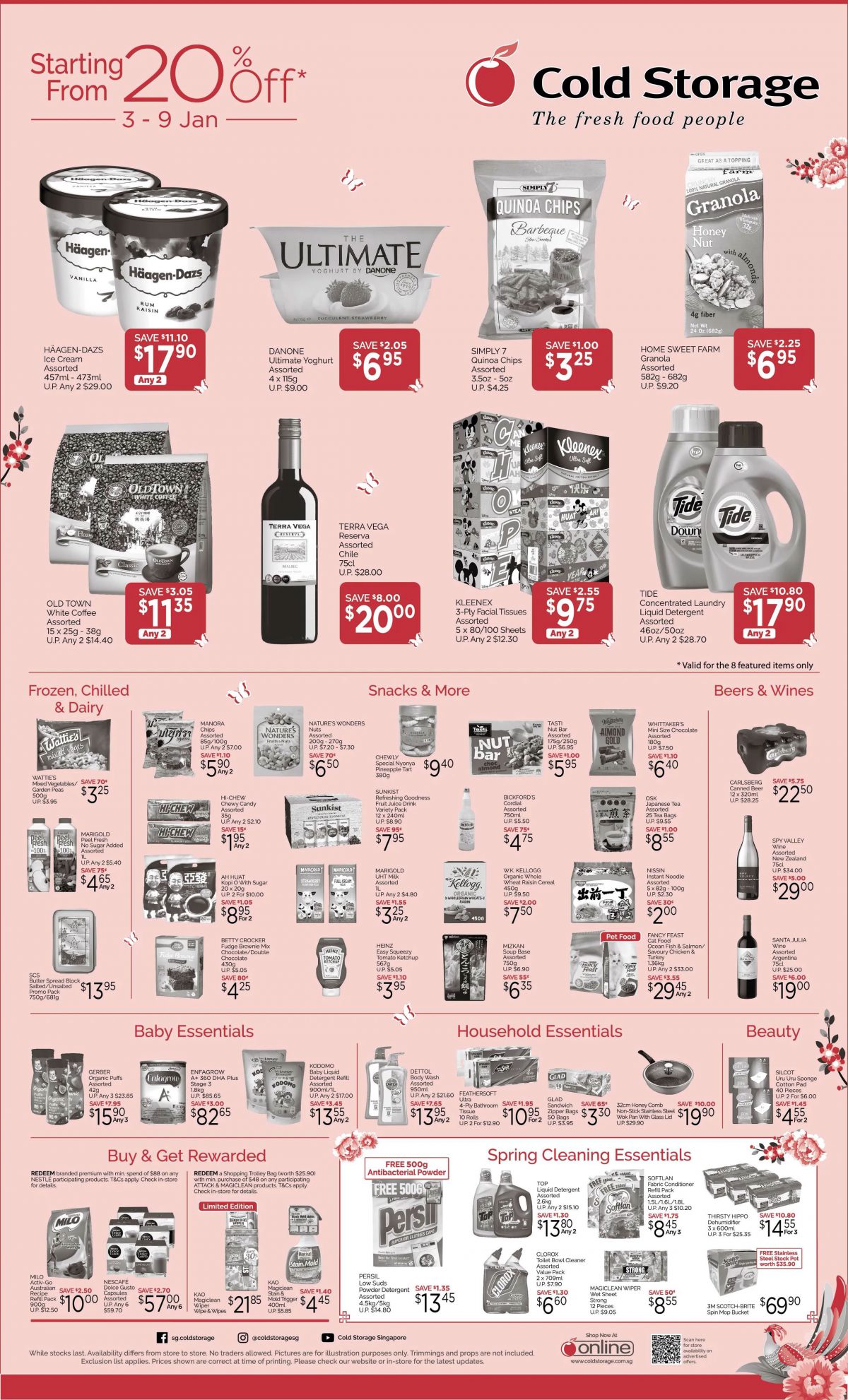 Cold Storage offer on HäagenDazs ice cream till Jan 9 means you pay