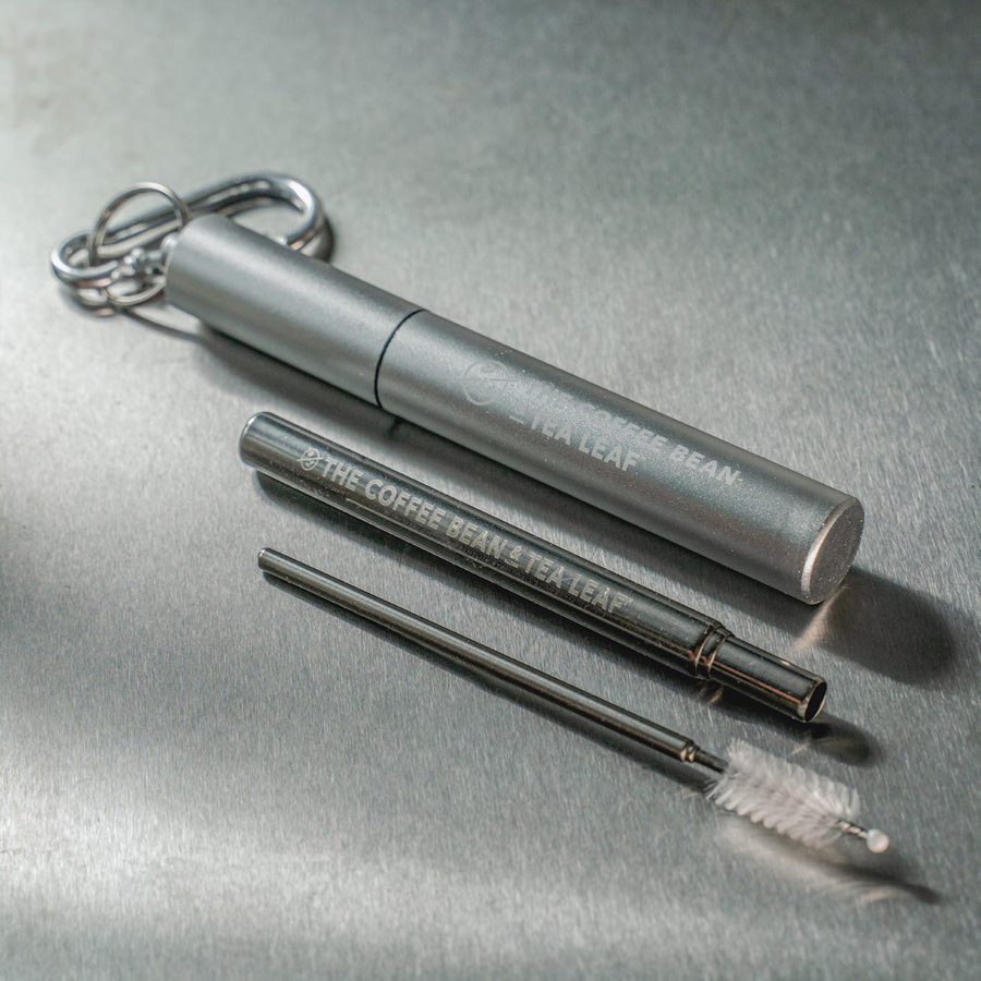 Coffee Bean selling Mini Telescopic Straw at S9.90 that extends to