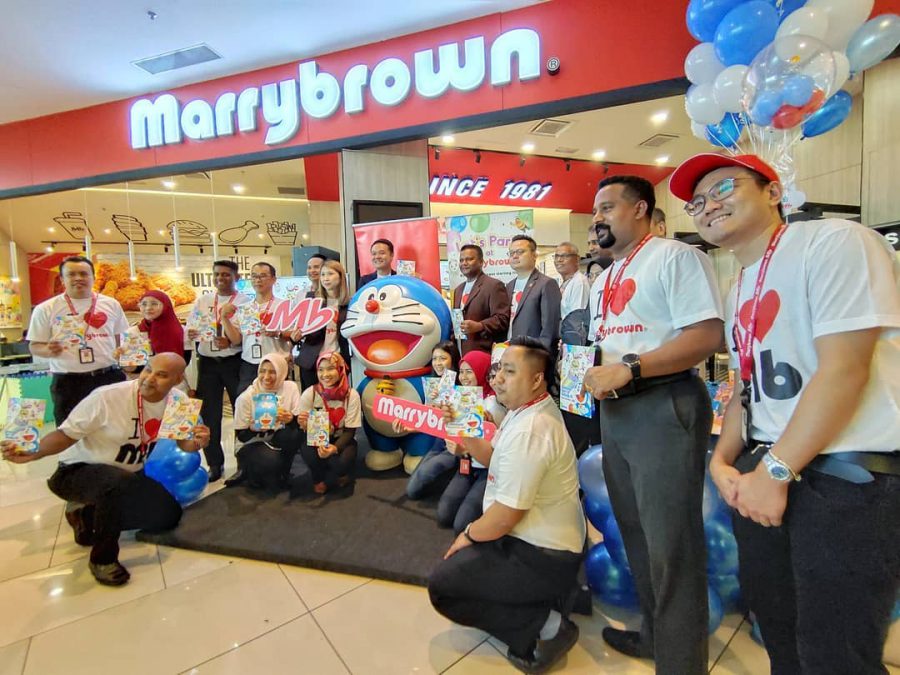 Marrybrown M'sia has free Doraemon Toys to collect with every MB Kiddy