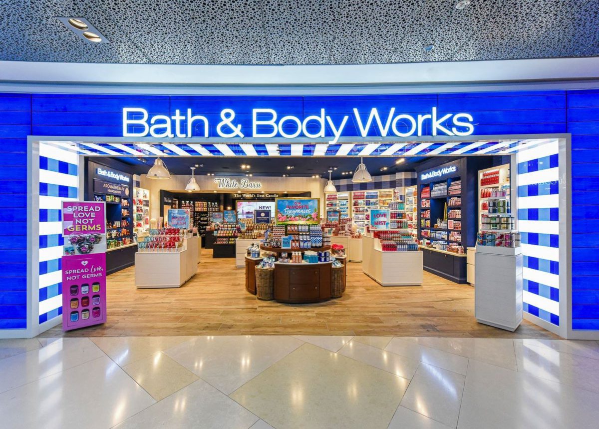 Bath & Body Works has lots of body care products & fragrances from 5