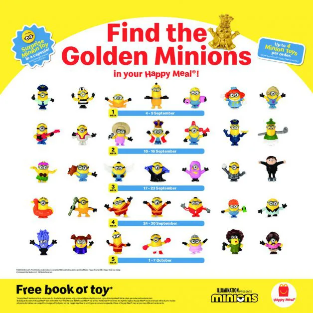 Everything You Need To Know About Minions Return To Mcdonald S S Pore This September Great Deals Singapore