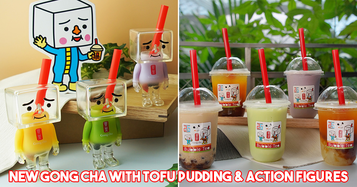 Gong Cha S'pore has a new Pandan Tofu Pudding Drink & limited edition