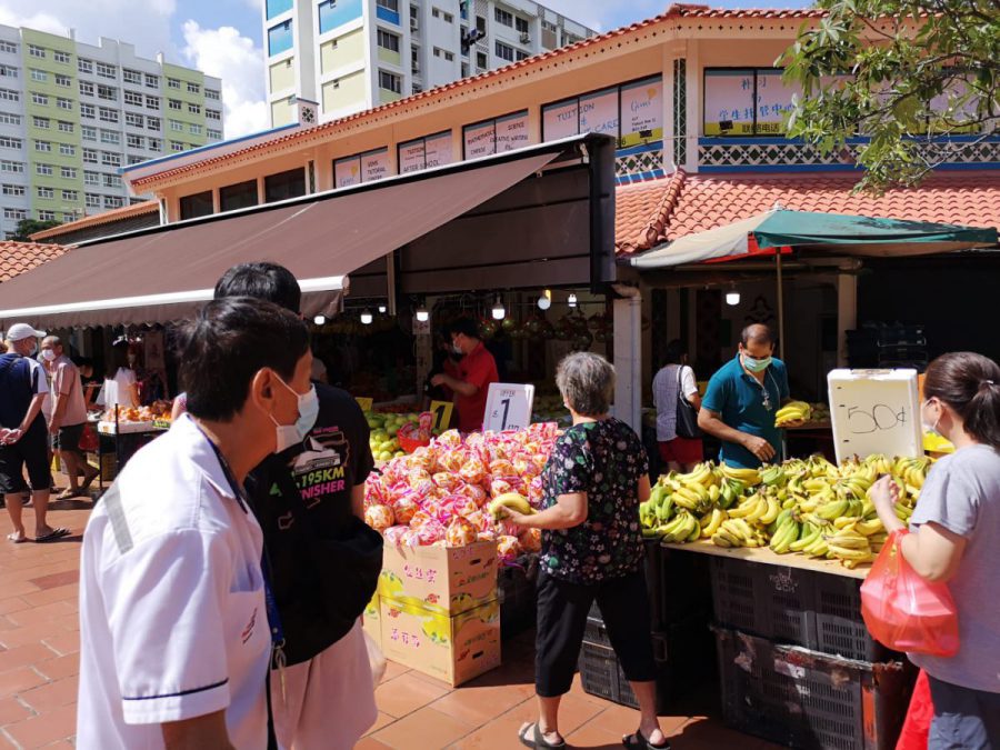 Yishun Fruit Stall sells lots of Dragonfruit for only 0.10 each